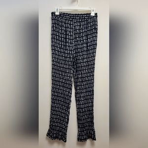 Vintage flower-pot designed wild pants from Impression of California.